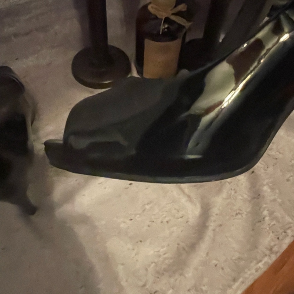 BANDOLINO Rainaa Black Peep Toe Platform‎ Pump - Picture 5 of 6